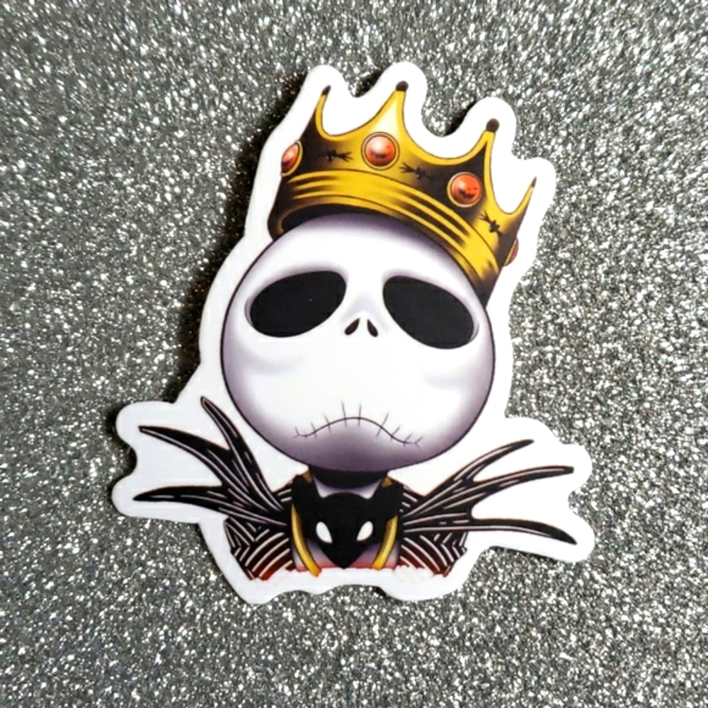 DISNEY Nightmare Before Christmas Waterproof Sticker biggie Parody